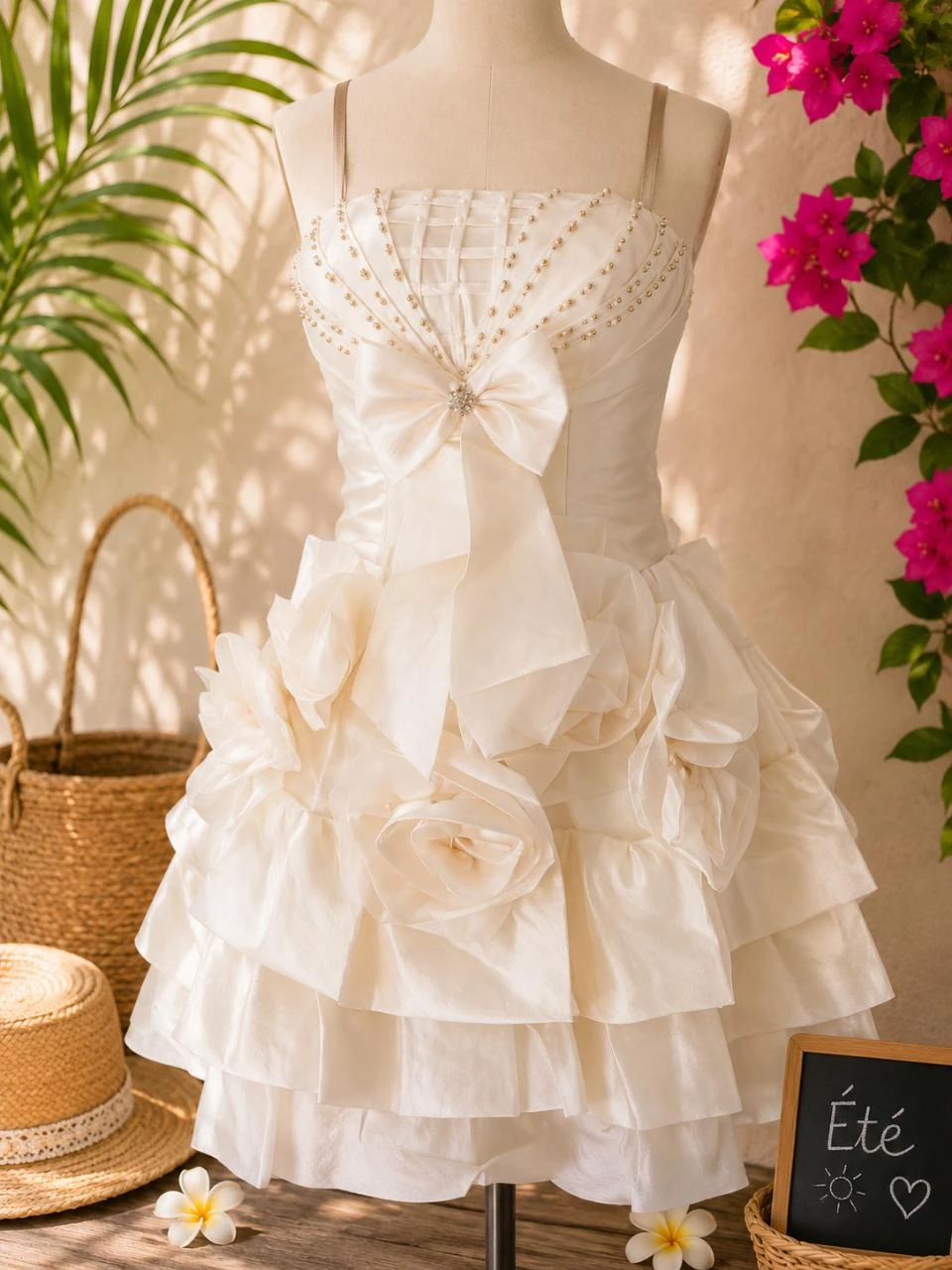Robe de cortège couleur saumon taille S neuve